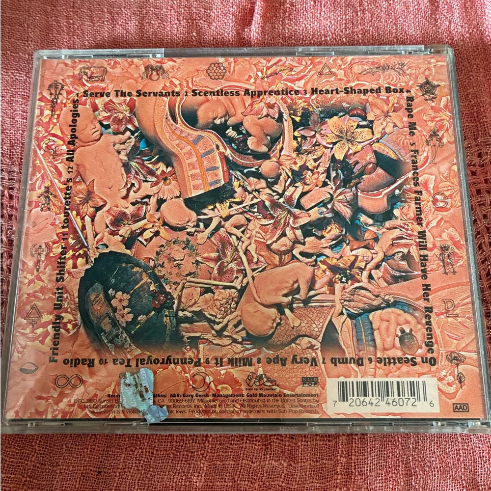 NIRVANA 'In Utero' CD - Picture 2 of 3